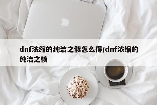 dnf浓缩的纯洁之骸怎么得/dnf浓缩的纯洁之核